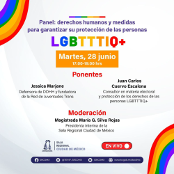 Derechos humanos y medidas para garantizar la protección de las personas LGBTTTIQ+